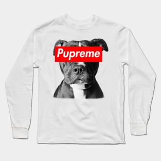 Pupreme Terrier Long Sleeve T-Shirt